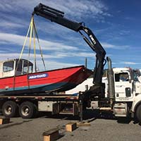 K2 Crane & Cartage - Delivery & Crane Services 10 boattransport